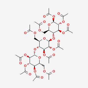 molecular formula C40H54O27 B593227 Triacetato de celulosa CAS No. 9012-09-3