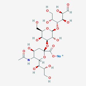 molecular formula C23H38NNaO19 B593232 3'-N-アセチルノイラミン-ラクトースナトリウム塩 CAS No. 128596-80-5