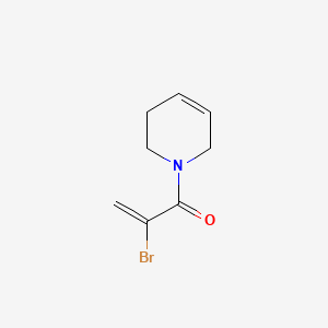molecular formula C8H10BrNO B593237 2-Bromo-1-(3,6-dihydropyridin-1(2H)-yl)prop-2-en-1-one CAS No. 139021-47-9