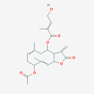molecular formula C22H28O7 B593243 3-表羊毛烯内酯 CAS No. 89913-53-1
