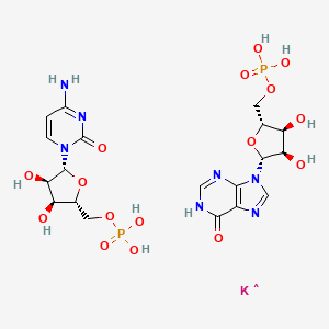 molecular formula C19H27KN7O16P2 B593251 聚肌苷-聚胞苷酸（钾盐） CAS No. 31852-29-6