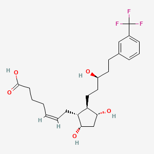 molecular formula C24H33O5F3 B593256 17-trifluoromethylphenyl-13,14-dihydro trinor Prostaglandin F2alpha CAS No. 294856-01-2