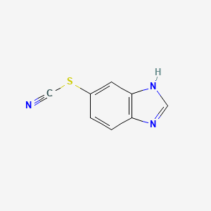 1H-Benzimidazol-6-yl thiocyanate