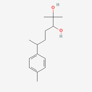 molecular formula C15H24O2 B593316 2-Methyl-6-(p-tolyl)heptane-2,3-diol CAS No. 117421-22-4