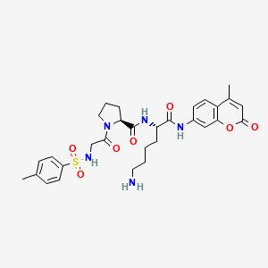 molecular formula C30H37N5O7S B593342 Tos-Gly-Pro-Lys-AMC CAS No. 128202-25-5