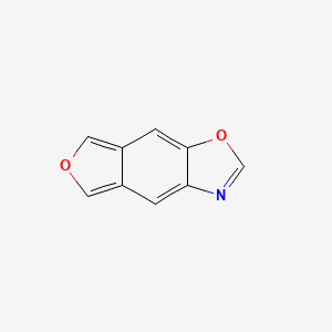 molecular formula C9H5NO2 B593347 Furo[3,4-f][1,3]benzoxazole CAS No. 130700-87-7