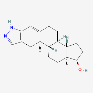 [3,2-c]Pyrazole-androst-4-en-17beta-ol