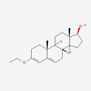 molecular formula C21H32O2 B593358 3-乙氧雄甾-3,5-二烯-17β-醇 CAS No. 26614-48-2