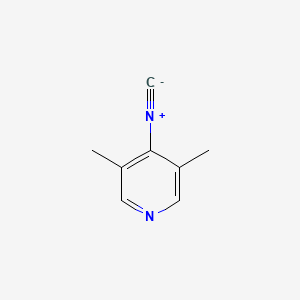 molecular formula C8H8N2 B593368 4-Isocyano-3,5-dimethylpyridine CAS No. 130670-82-5
