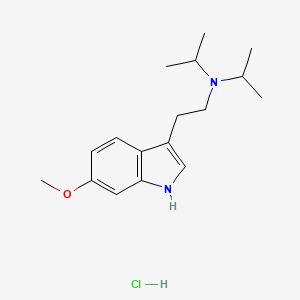 molecular formula C17H27ClN2O B593382 6-methoxy DiPT (hydrochloride) CAS No. 2426-76-8