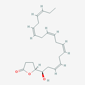 molecular formula C22H32O3 B593386 4,5-DiHDPA lactone CAS No. 845673-68-9
