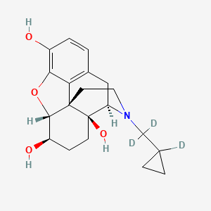 molecular formula C20H22D3NO4 B593388 6beta-Naltrexol-d3 CAS No. 1435727-11-9