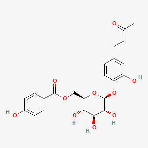 molecular formula C23H26O10 B593401 Salviaplebeiaside CAS No. 1236273-88-3
