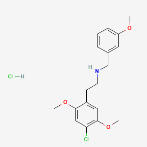 4-Chloro-2,5-dimethoxy-N-((3-methoxyphenyl)methyl)-benzeneethanamine hydrochloride