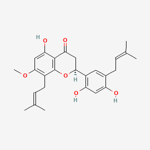 molecular formula C26H30O6 B593420 Maackiaflavanone CAS No. 156162-10-6