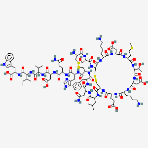 molecular formula C105H156N28O34S5 B593421 Sarafotoxin S6a CAS No. 126738-34-9