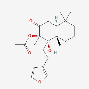 molecular formula C22H32O5 B593422 Galeopsin CAS No. 76475-16-6