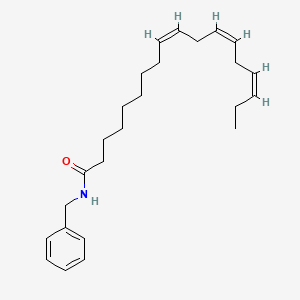 molecular formula C25H37NO B593426 n-Benzyl-(9z,12z,15z)-octadecatrienamide CAS No. 883715-18-2