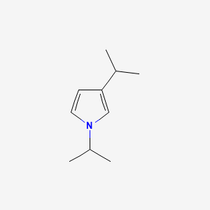 molecular formula C10H17N B593430 1,3-Diisopropyl-1H-pyrrole CAS No. 129180-84-3