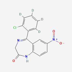 molecular formula C15H10ClN3O3 B593435 Clonazepam-d4 CAS No. 170082-15-2