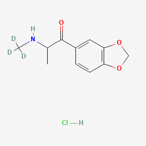 1-(1,3-Benzodioxol-5-yl)-2-(trideuteriomethylamino)propan-1-one;hydrochloride