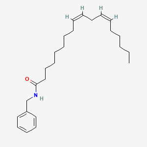 molecular formula C25H39NO B593445 N-benzyllinoleamide CAS No. 18286-71-0