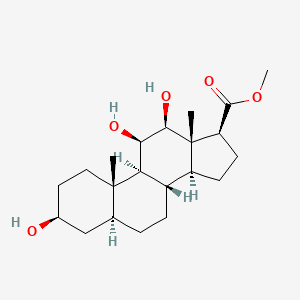 Methyl 3,11,12-trihydroxyandrostane-17-carboxylate