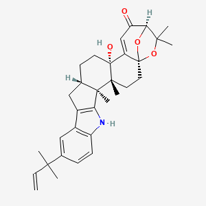 molecular formula C32H39NO4 B593460 beta-Aflatrem CAS No. 144446-23-1