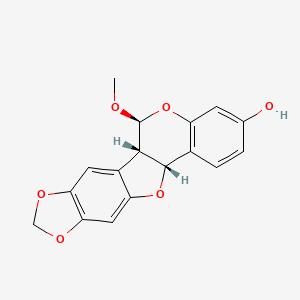 molecular formula C17H14O6 B593519 槐黄素 B CAS No. 1674359-84-2