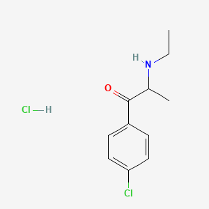 molecular formula C11H15Cl2NO B593520 4-Chloroethcathinone hydrochloride CAS No. 22198-75-0