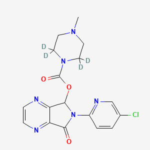 molecular formula C17H13D4ClN6O3 B593521 Zopiclone-d4 CAS No. 1435933-78-0