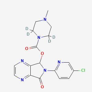 molecular formula C17H17ClN6O3 B593521 ゾピクロン-d4 CAS No. 1435933-78-0