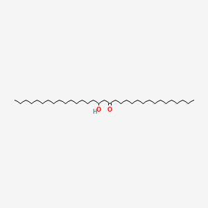 molecular formula C33H66O2 B593528 18-Hydroxytritriacontan-16-one CAS No. 97191-42-9