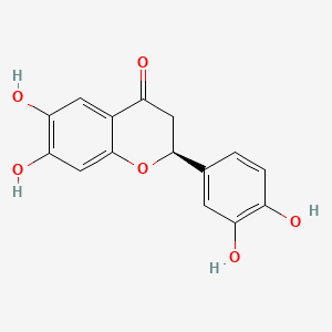 molecular formula C15H12O6 B593541 (2S)-2-(3,4-二羟基苯基)-6,7-二羟基-2,3-二氢色满-4-酮 CAS No. 492-12-6