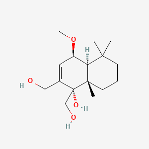 molecular formula C16H28O4 B593548 乌斯托索C CAS No. 1188398-13-1