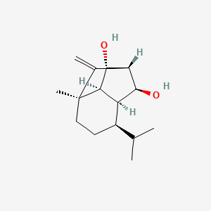 molecular formula C15H24O2 B593551 Isosativenediol CAS No. 57079-92-2