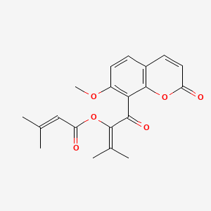 molecular formula C20H20O6 B593590 Kimcuongin CAS No. 1872403-23-0