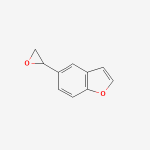 B593638 2-(Benzo[b]furan-5-yl)oxirane CAS No. 131965-82-7