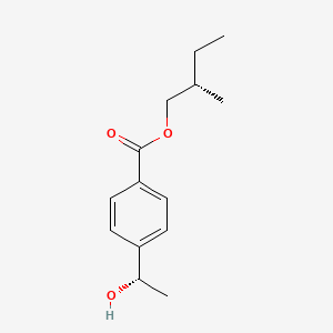 B593652 (2S)-2-Methylbutyl 4-[(1S)-1-hydroxyethyl]benzoate CAS No. 138935-09-8