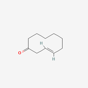 molecular formula C10H16O B593654 (E)-3-Cyclodecen-1-one CAS No. 10035-96-8