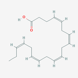 molecular formula C19H28O2 B593656 4(Z),7(Z),10(Z),13(Z),16(Z)-十九五烯酸 CAS No. 136156-13-3