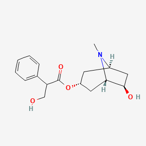molecular formula C17H23NO4 B593680 Raceanisodamine CAS No. 134355-54-7
