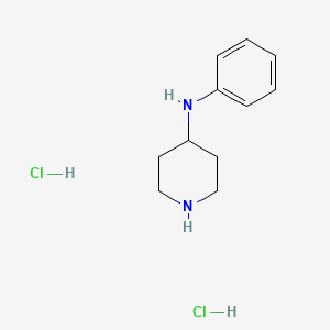 molecular formula C11H18Cl2N2 B593689 N-phenylpiperidin-4-amine dihydrochloride CAS No. 99918-43-1