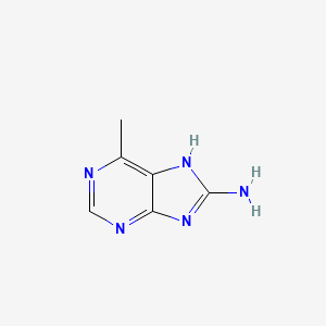 molecular formula C6H7N5 B593693 6-methyl-1H-purin-8-amine CAS No. 138949-65-2