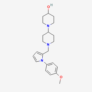 1'-{[1-(4-methoxyphenyl)-1H-pyrrol-2-yl]methyl}-1,4'-bipiperidin-4-ol