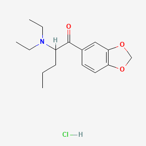 molecular formula C16H24ClNO3 B593733 N,N-Diethylpentylone (hydrochloride) CAS No. 17763-15-4