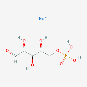 molecular formula C5H11O8P · XNa B593777 5-(二氢磷酸)，D-核糖，钠盐 CAS No. 76054-75-6