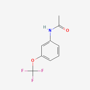 molecular formula C9H8F3NO2 B593779 N-[3-(三氟甲氧基)苯基]乙酰胺 CAS No. 1956-85-0