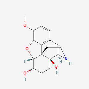 molecular formula C17H21NO4 B593783 去甲-6α-羟考酮 CAS No. 116499-16-2