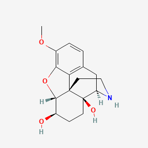 molecular formula C17H21NO4 B593784 NOR-6beta-oxycodol CAS No. 764620-36-2